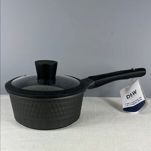 D&W Deane and White Sauce Pan Non Stick With Lid 7" 1.9-Qt Dishwasher Safe NEW